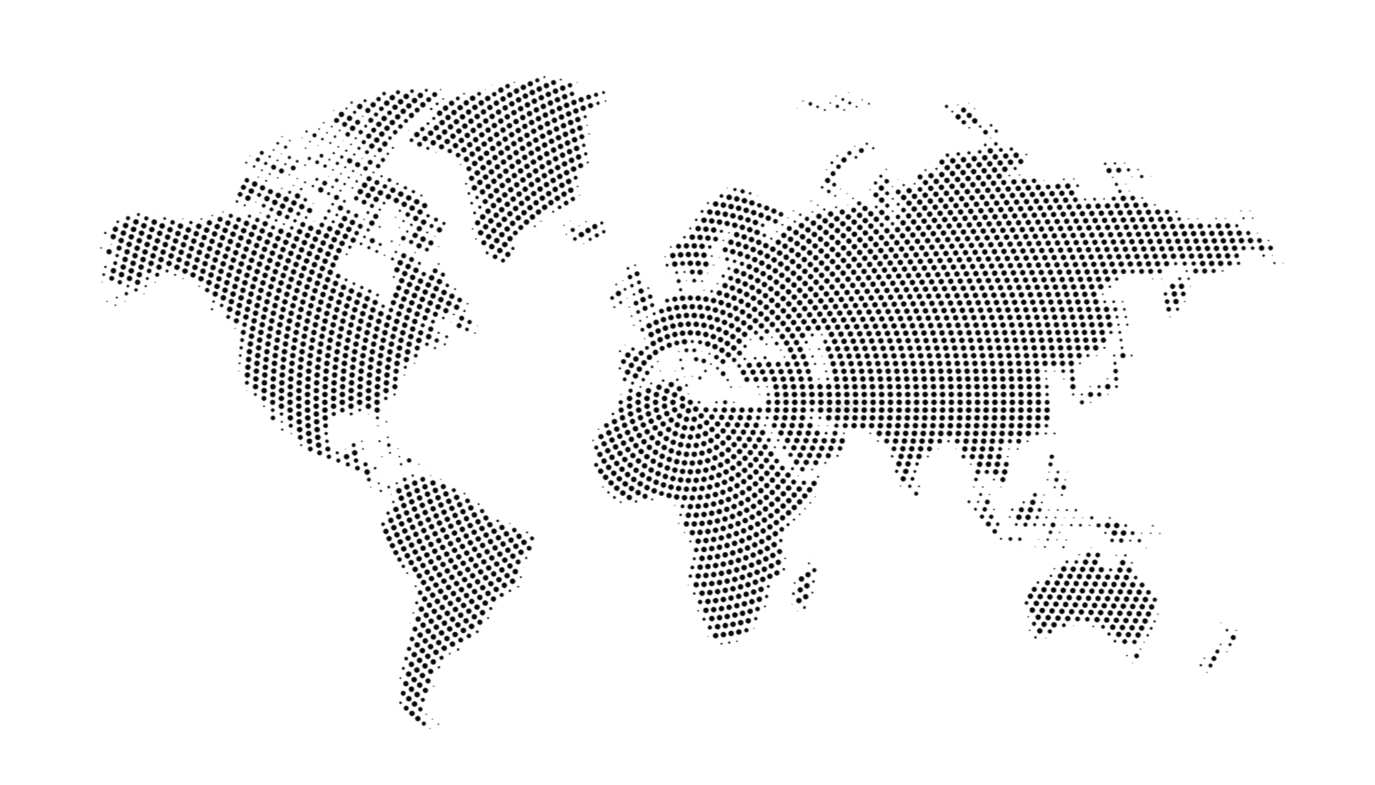 Global connections world map